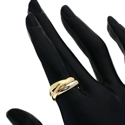 Cartier Trinity 50 Ring 18k Yellow Gold 18k White Pink — view 5