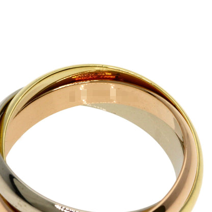 Cartier Trinity 54 Ring 18k Yellow Gold 18k White Pink — view 4