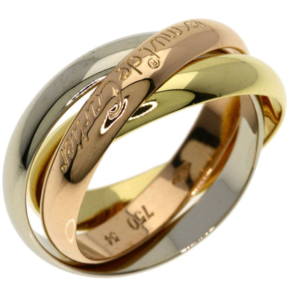 Cartier Trinity 54 Ring 18k Yellow Gold 18k White Pink — view 2