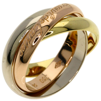 Cartier Trinity 54 Ring 18k Yellow Gold 18k White Pink — view 2