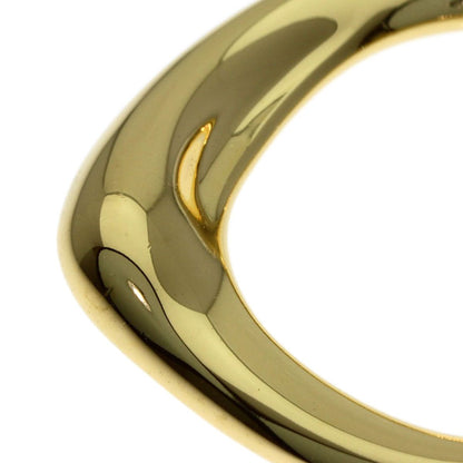 Tiffany & Co Open Heart Pendant Top 18k Yellow Gold — view 4