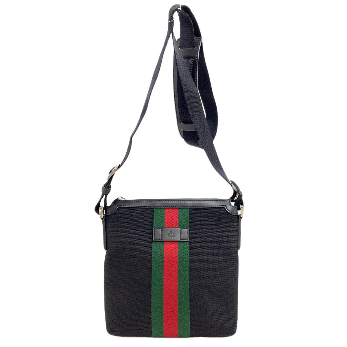 Gucci Sherry Line Shoulder Bag Nylon Canvas