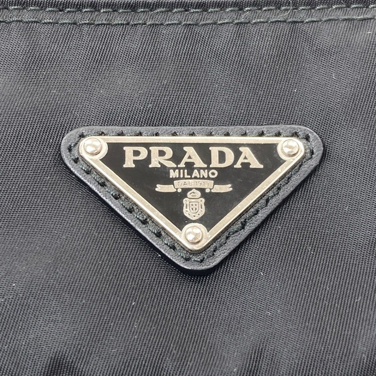 Prada Long Shoulder Logo Bag Nylon — view 9