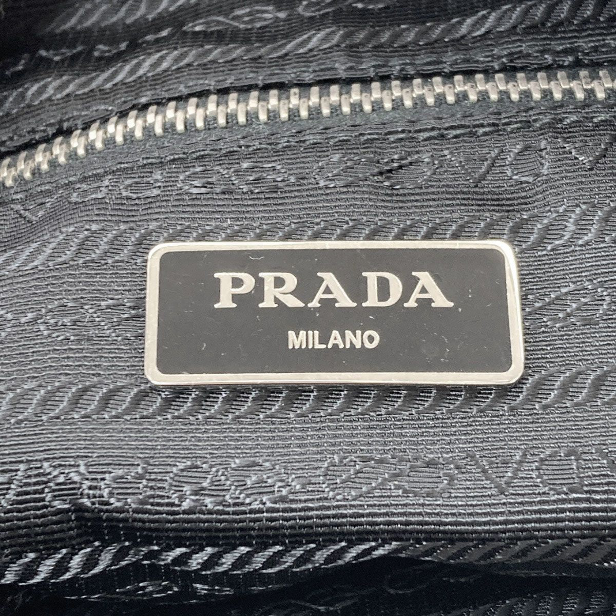 Prada Long Shoulder Logo Bag Nylon — view 6