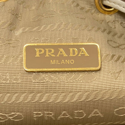 Prada Fiocco Drawstring Bag 2-Way Handbag Canvas — view 6