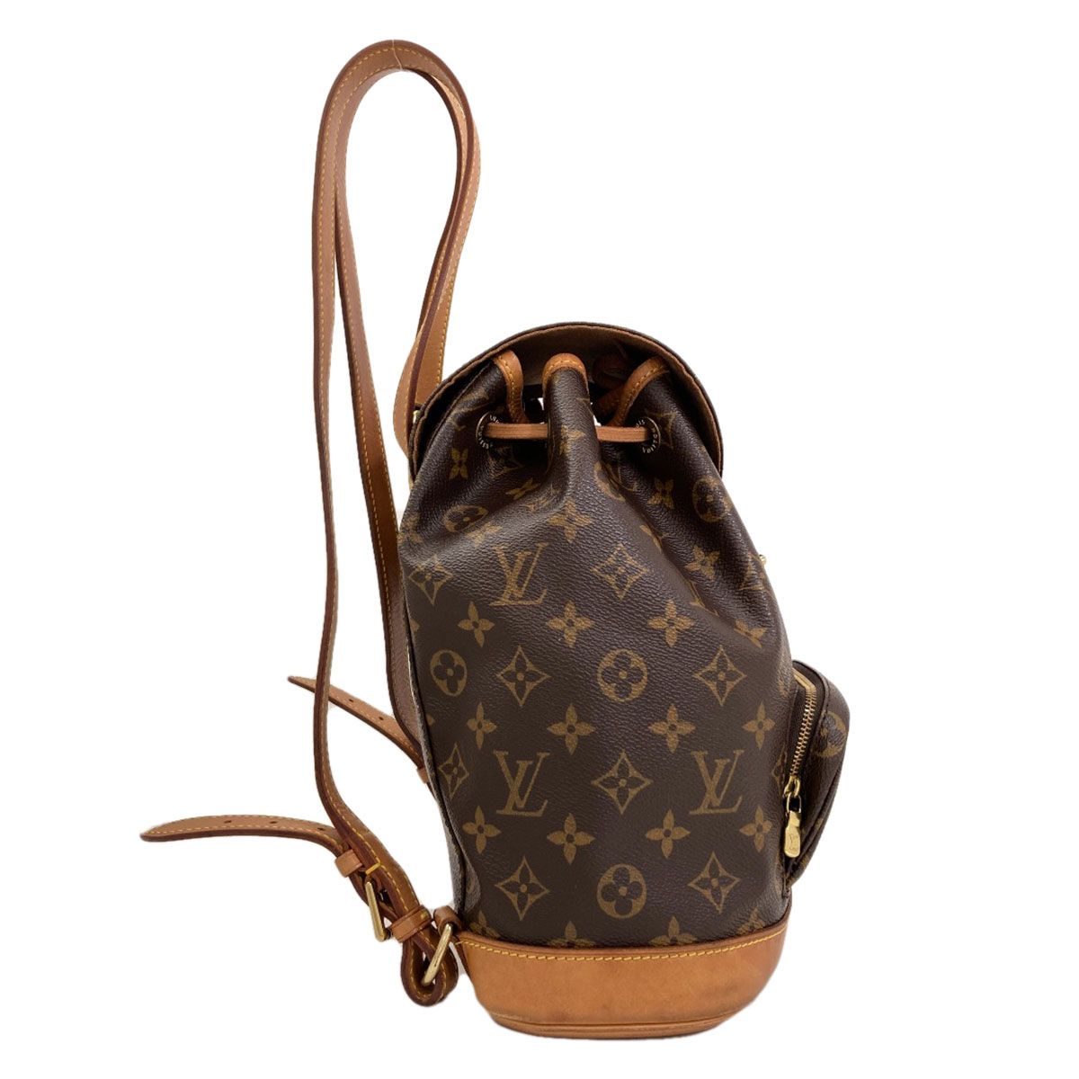 Louis Vuitton Montsouris Middle Backpack Monogram Canvas — view 3