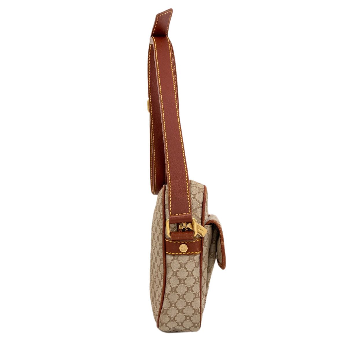 Celine Macadam Pattern Shoulder Bag Canvas — view 3