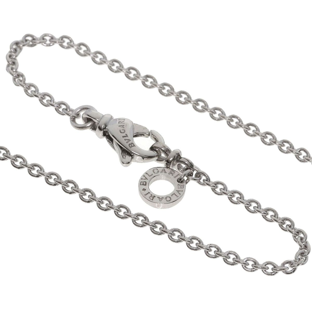 Bvlgari Doppio Cuore Diamond Necklace 18k White Gold — view 3
