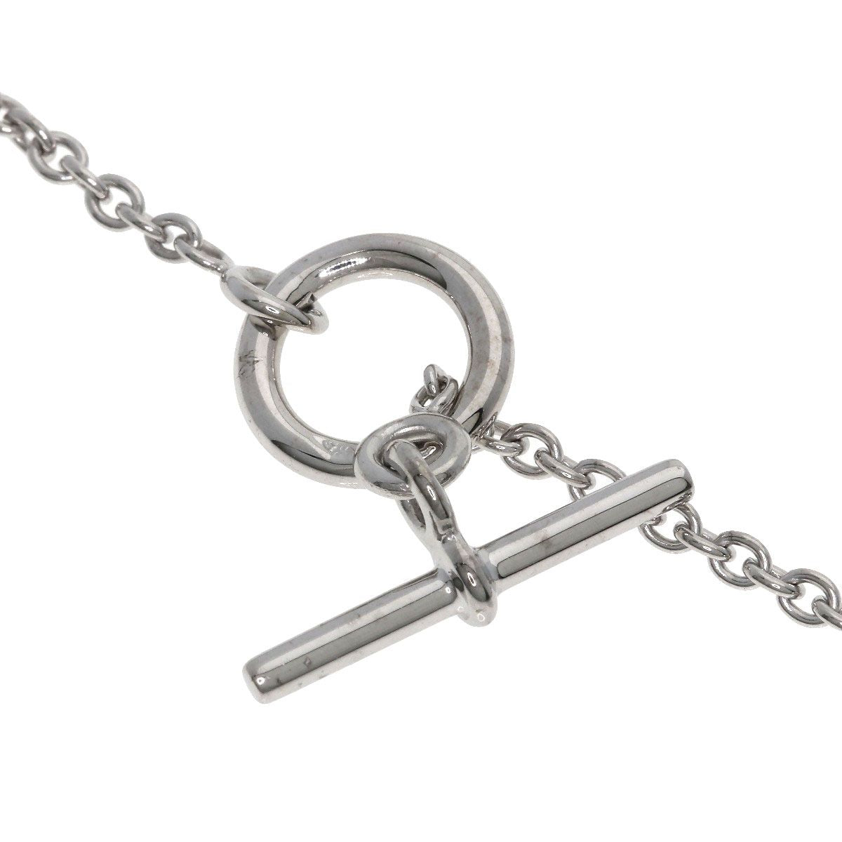Hermes Series Diamond Necklace 18k White Gold — view 4