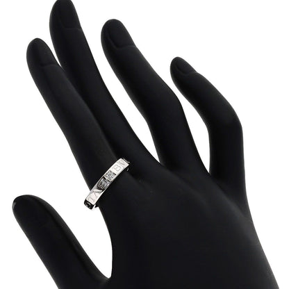 Bvlgari Double Logo Diamond Ring 18k White Gold — view 6