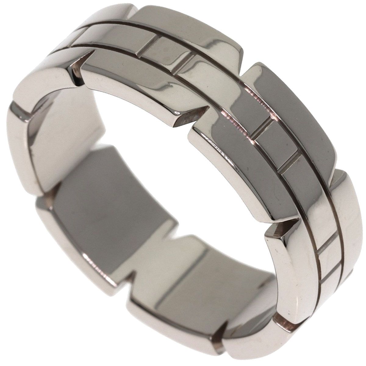 Cartier Tank Francaise 62 Ring 18k White Gold