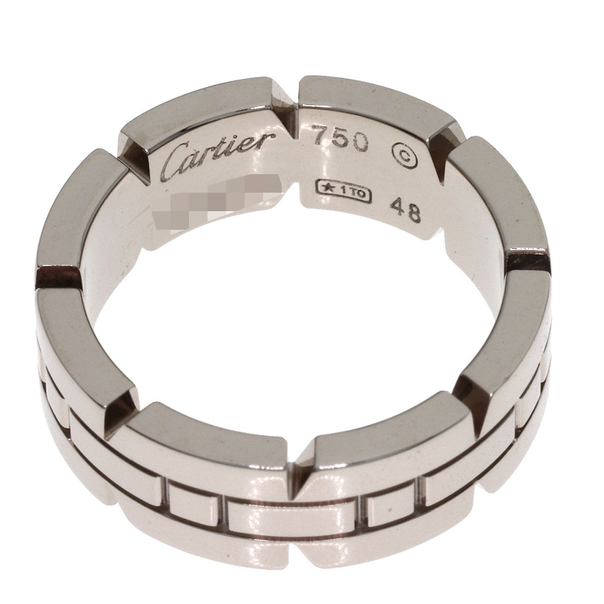 Cartier Tank Francaise 48 Ring 18k White Gold — view 4