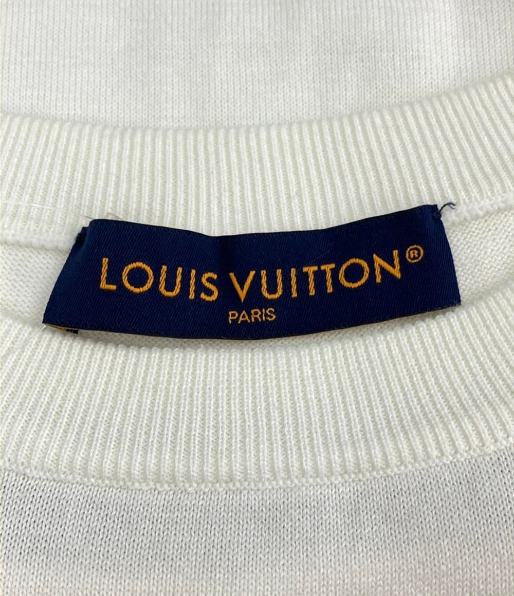Louis Vuitton Short Sleeve Knit LV Logo Cotton Short T-Shirt Hao Sweater