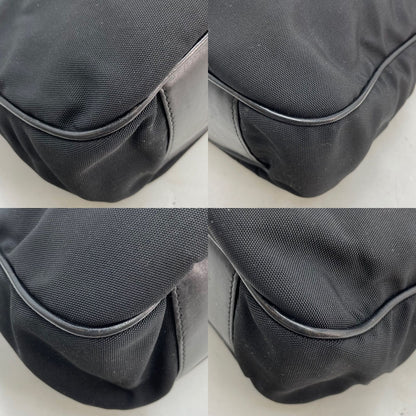 Gucci Handbag Shoulder Nylon Black Bamboo Travel — view 9