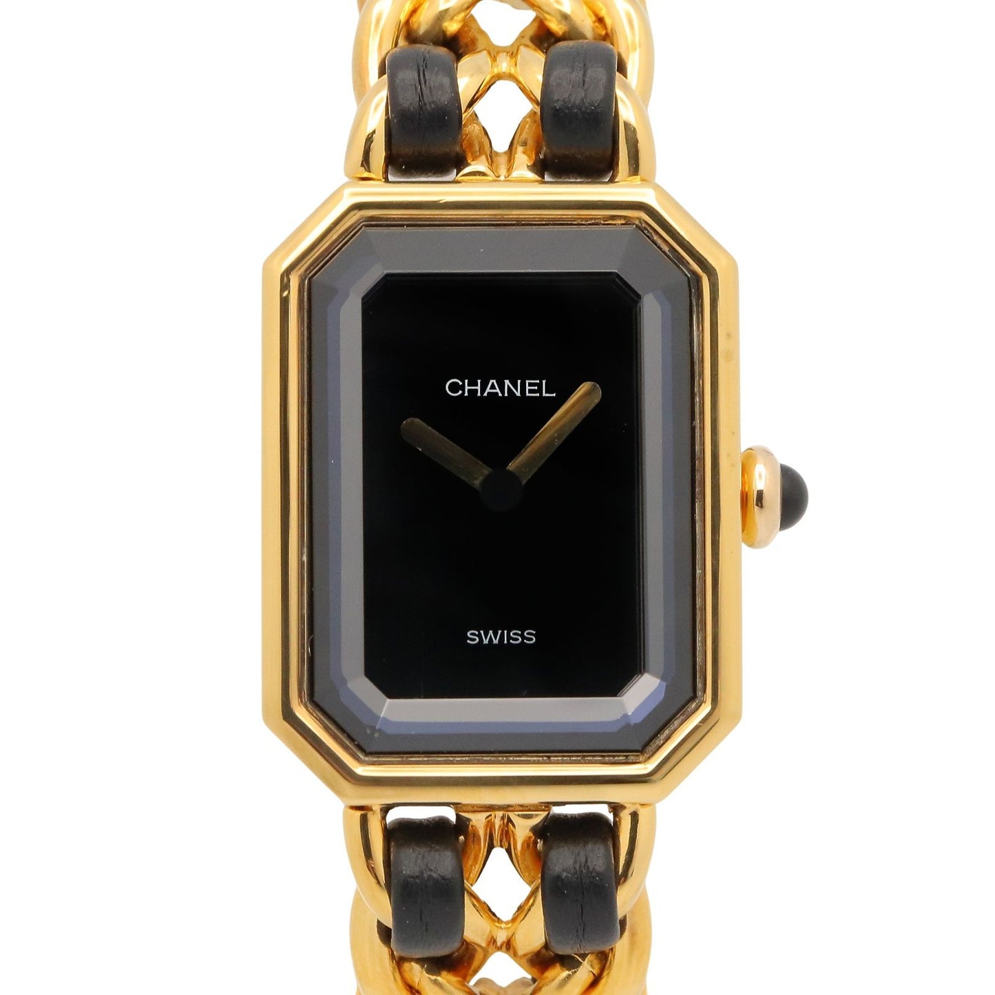 Chanel Watch Premiere S Black Leather