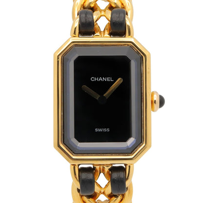 Chanel Watch Premiere S Black Leather
