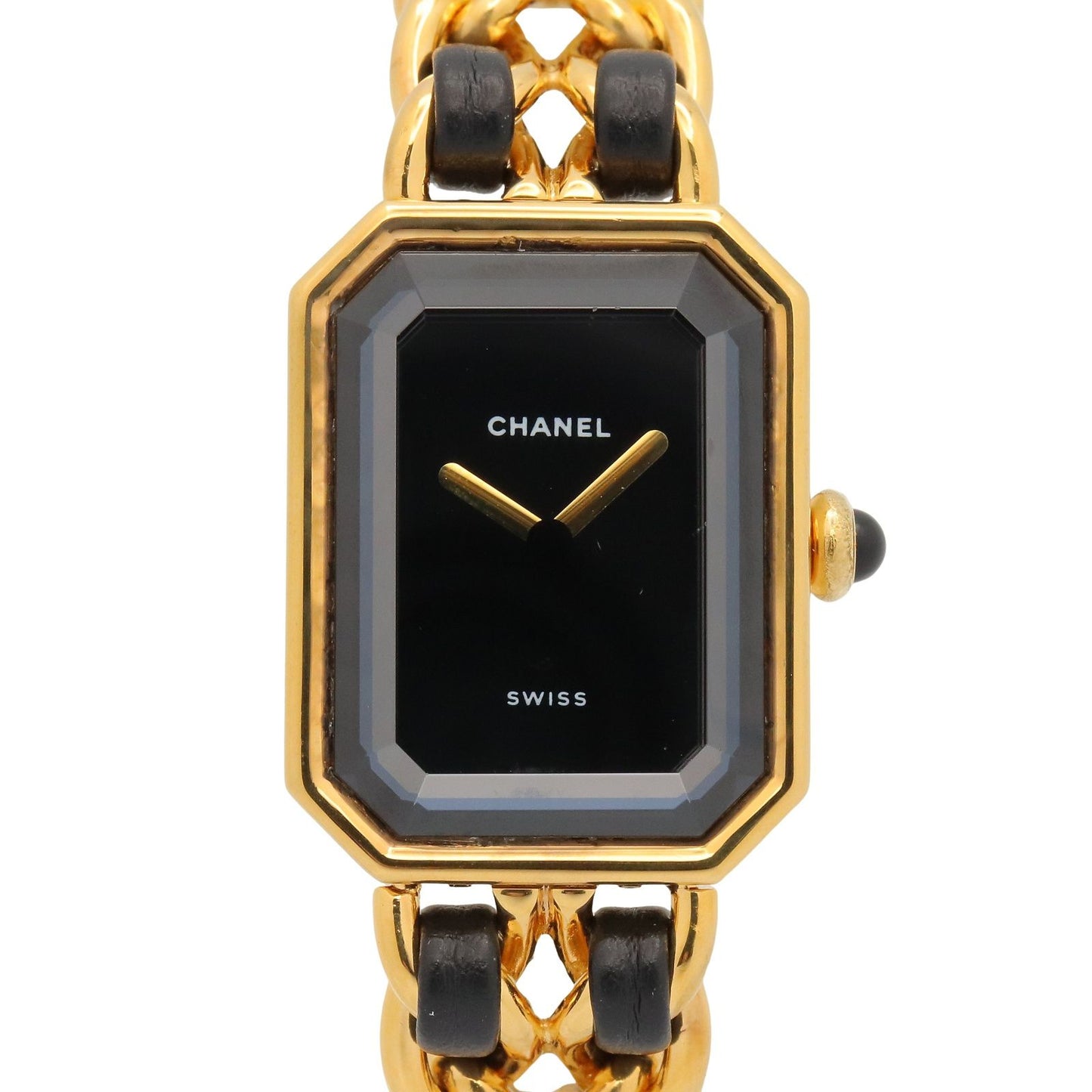 Chanel Watch Premiere S Black Leather