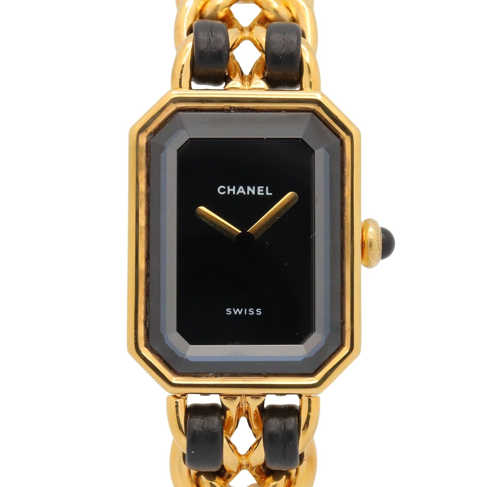 Chanel Watch Premiere S Black Leather