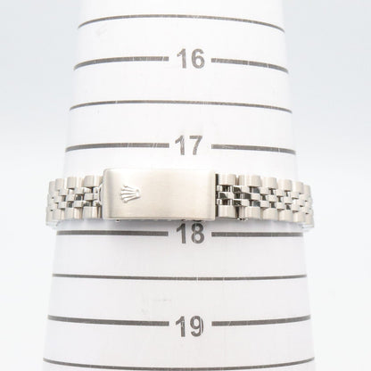 Rolex Datejust P Number BL RO 18k White Gold Stainless Steel — view 6