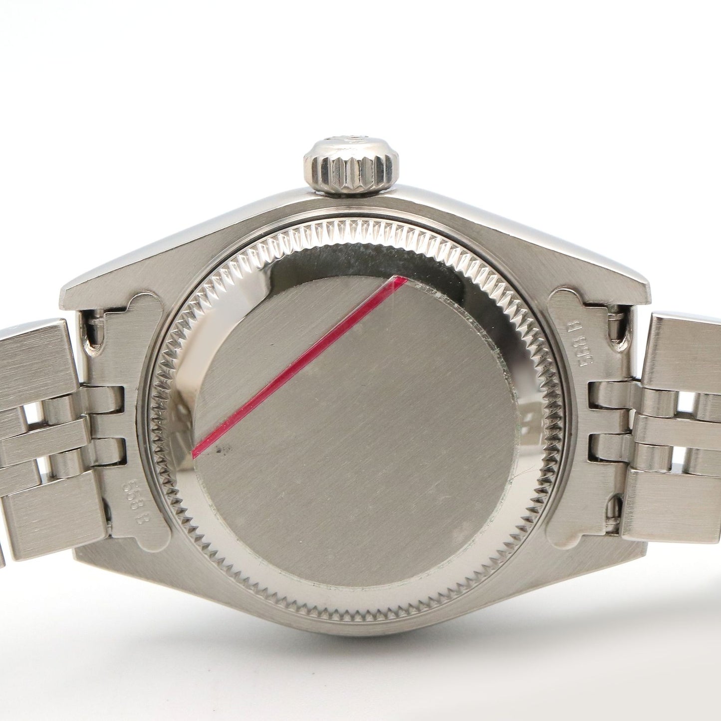 Rolex Datejust P Number BL RO 18k White Gold Stainless Steel — view 4