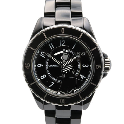 Chanel Watch Mademoiselle la Pausa Black Ceramic