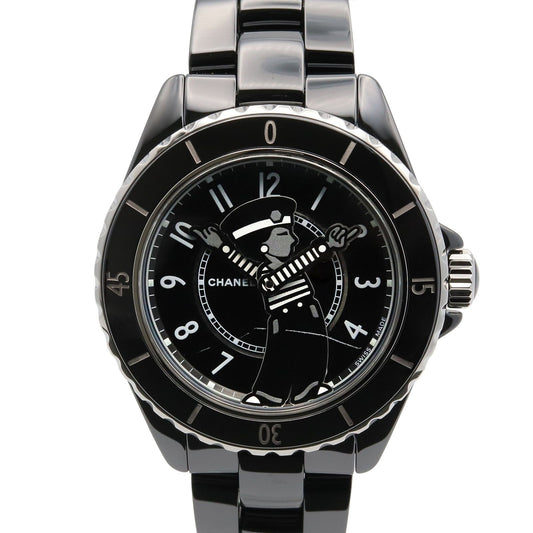Chanel Watch Mademoiselle la Pausa Black Ceramic