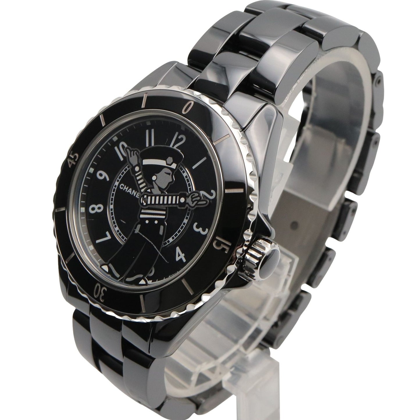 Chanel Watch Mademoiselle la Pausa Black Ceramic — view 2