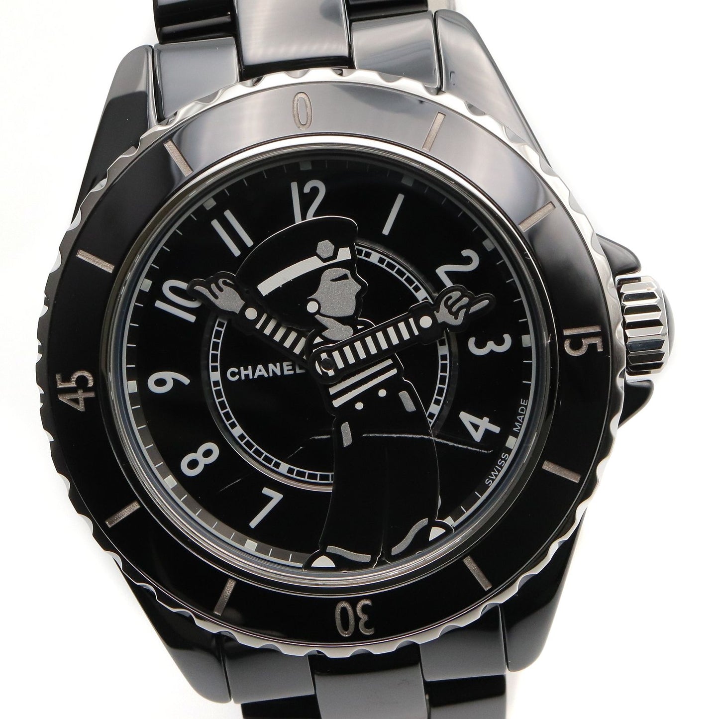 Chanel Watch Mademoiselle la Pausa Black Ceramic — view 3