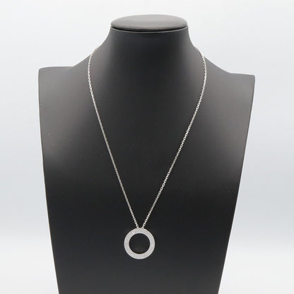 Cartier Necklace Love Circle 43 cm 18k White Gold Diamond — view 6