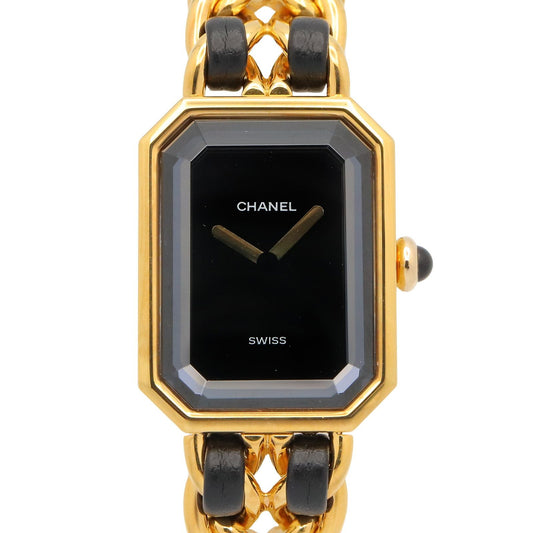 Chanel Watch Premiere S Black Leather