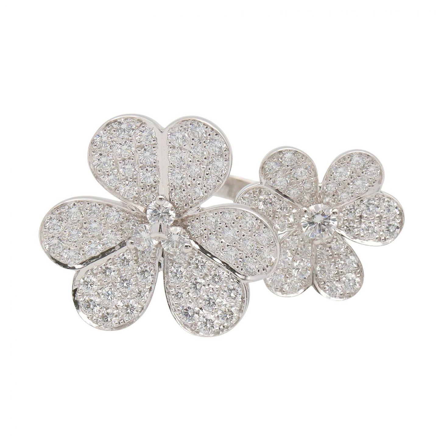 Van Cleef & Arpels Ring Entrelle Door Diamond 18k White Gold — view 2