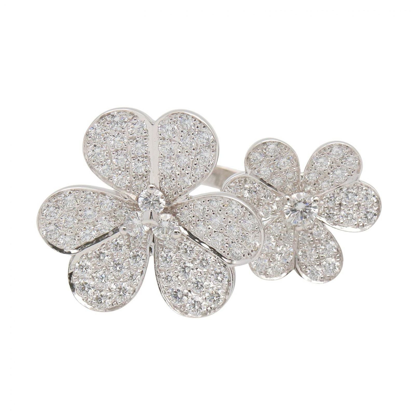Van Cleef & Arpels Ring Entrelle Door Diamond 18k White Gold — view 2