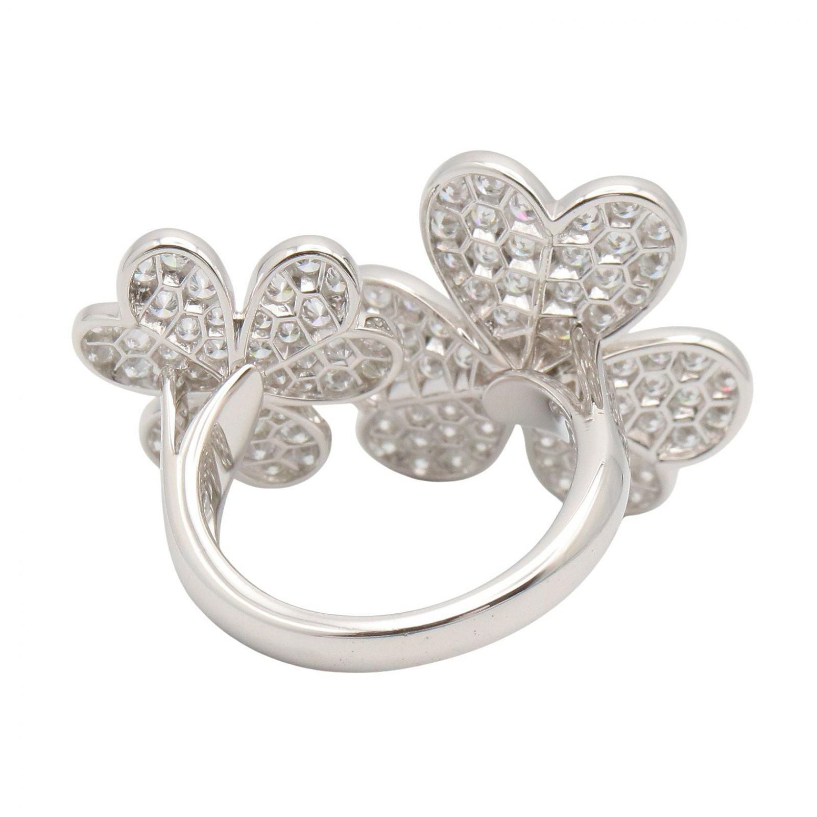 Van Cleef & Arpels Ring Entrelle Door Diamond 18k White Gold — view 3