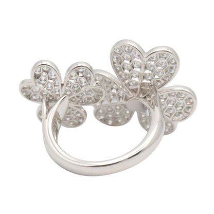 Van Cleef & Arpels Ring Entrelle Door Diamond 18k White Gold — view 3