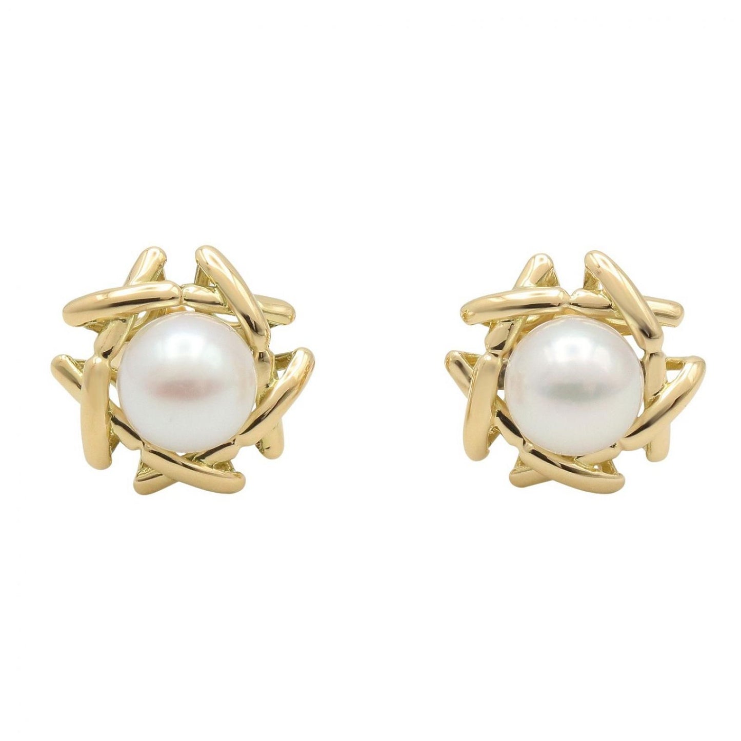 Tiffany & Co Earrings Pearl 18k