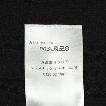 Dior Knit Cannage High Neck Black Cashmere Sweater — view 4