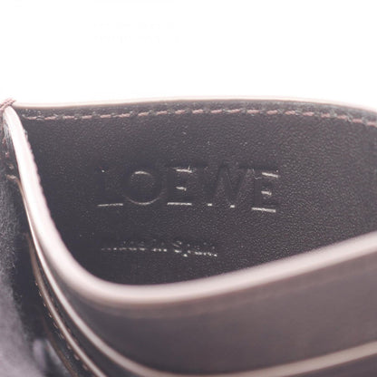 Loewe Card Case Panta Plain Holder Vintage Brown Leather — view 4