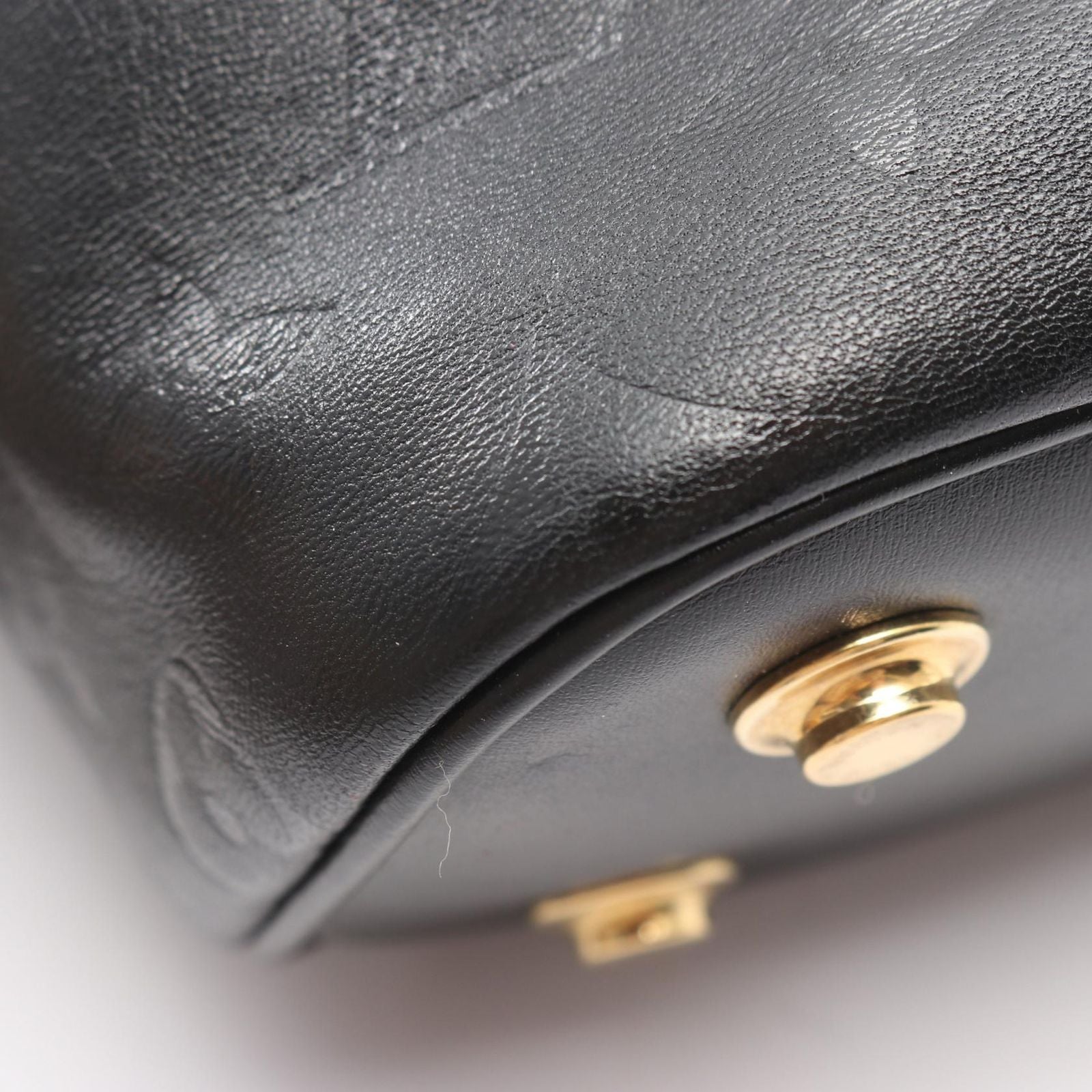 Louis Vuitton Handbag Vanity PM 2-Way Noir Leather — view 7