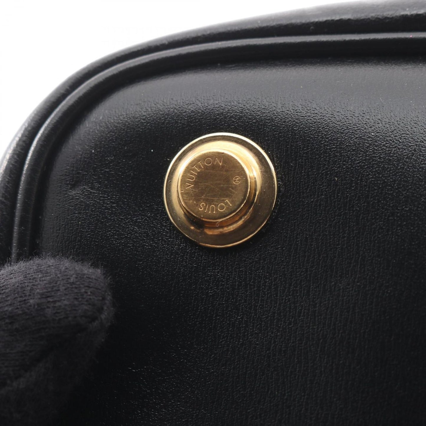 Louis Vuitton Handbag Vanity PM 2-Way Noir Leather — view 8