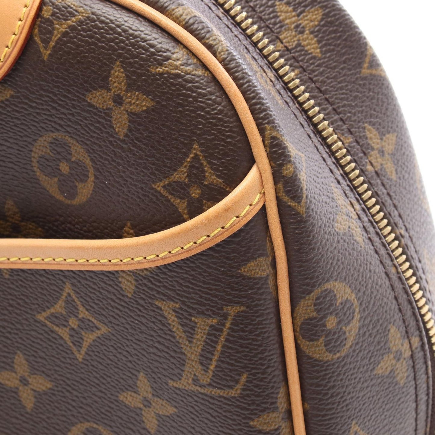 Louis Vuitton Handbag Trouville Canvas Leather — view 8