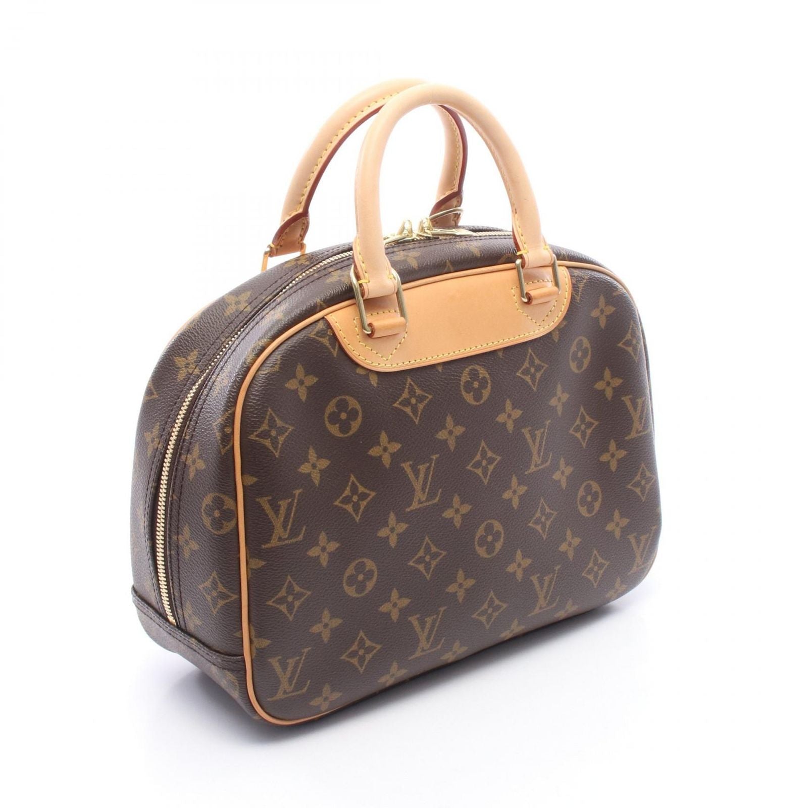 Louis Vuitton Handbag Trouville Canvas Leather — view 2