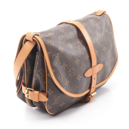 Louis Vuitton Shoulder Bag Saumur 30 Canvas Leather — view 2