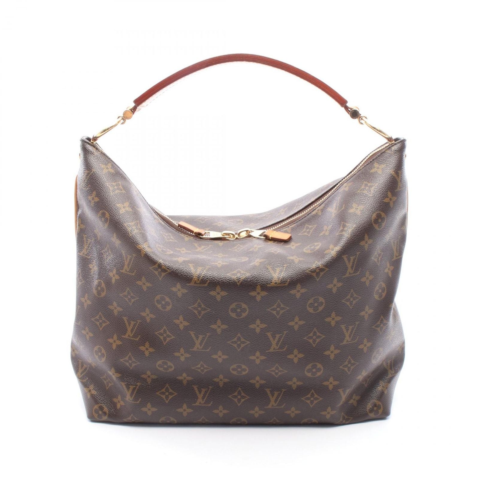 Louis Vuitton Shoulder Bag Sully MM Canvas Leather
