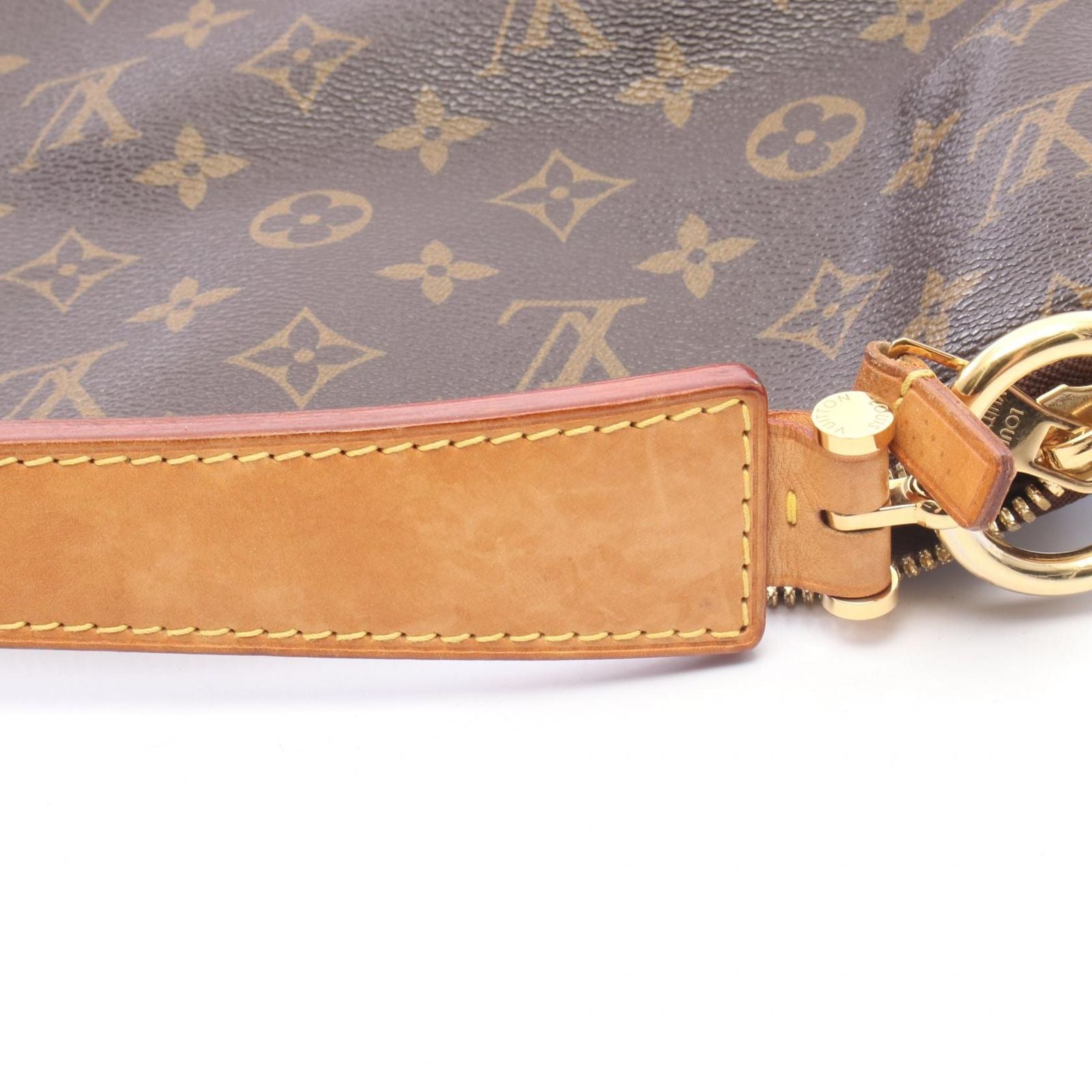 Louis Vuitton Shoulder Bag Sully MM Canvas Leather — view 8