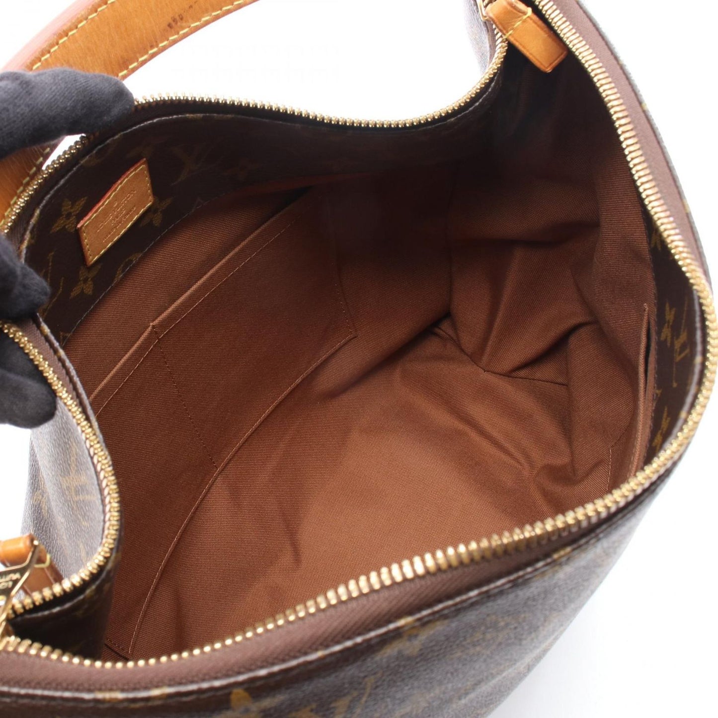 Louis Vuitton Shoulder Bag Sully MM Canvas Leather — view 3