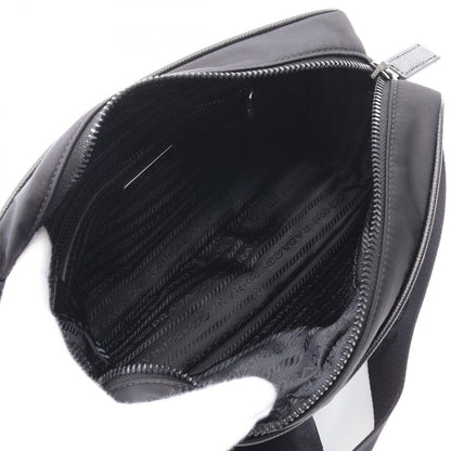 Prada Shoulder Bag Re-Nylon Tessuto Saffiano Black Nylon Leather — view 3