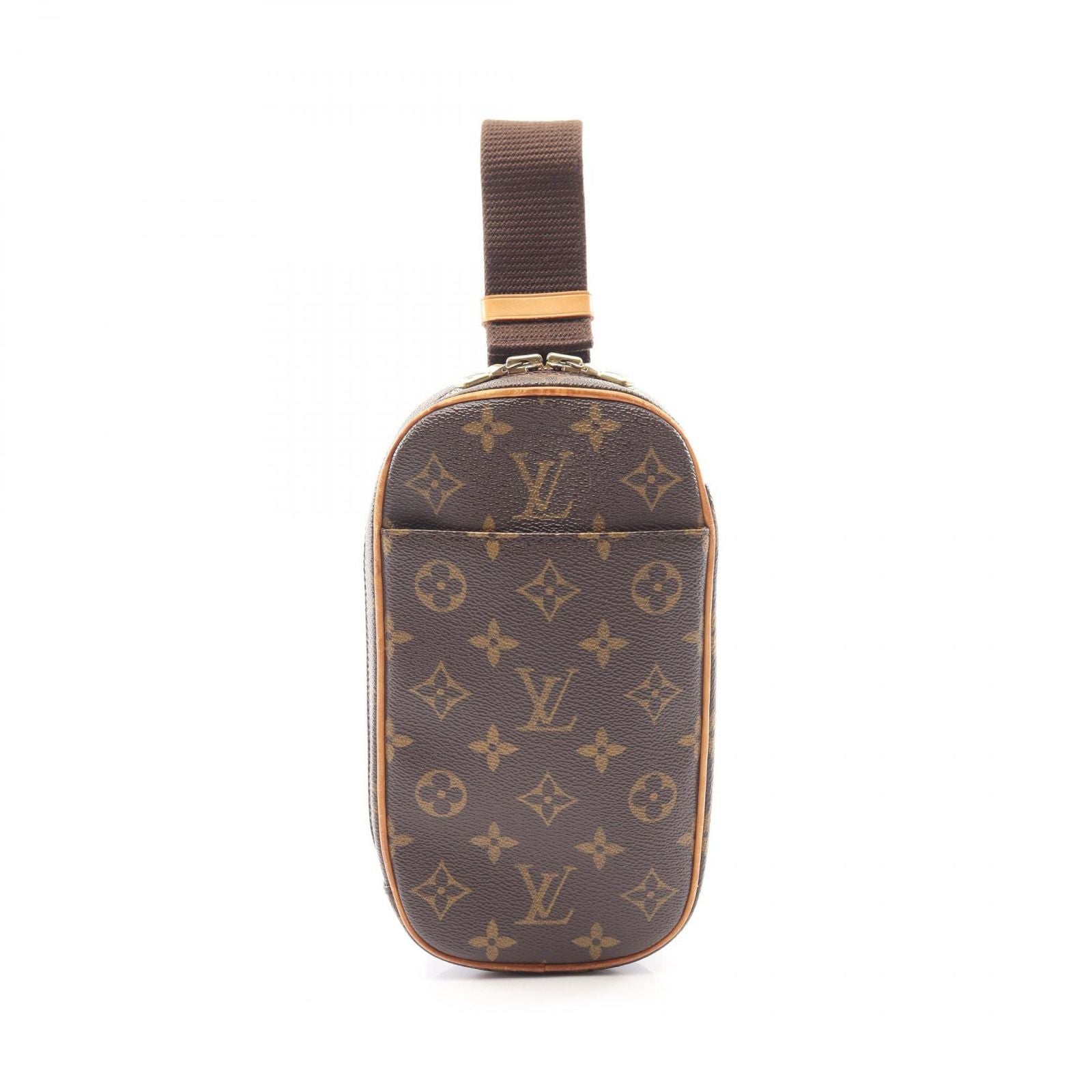 Louis Vuitton Waist Bag Pochette Gange Canvas Leather