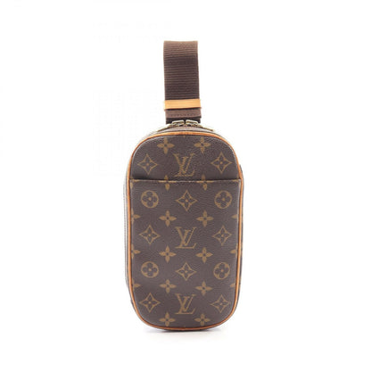 Louis Vuitton Waist Bag Pochette Gange Canvas Leather