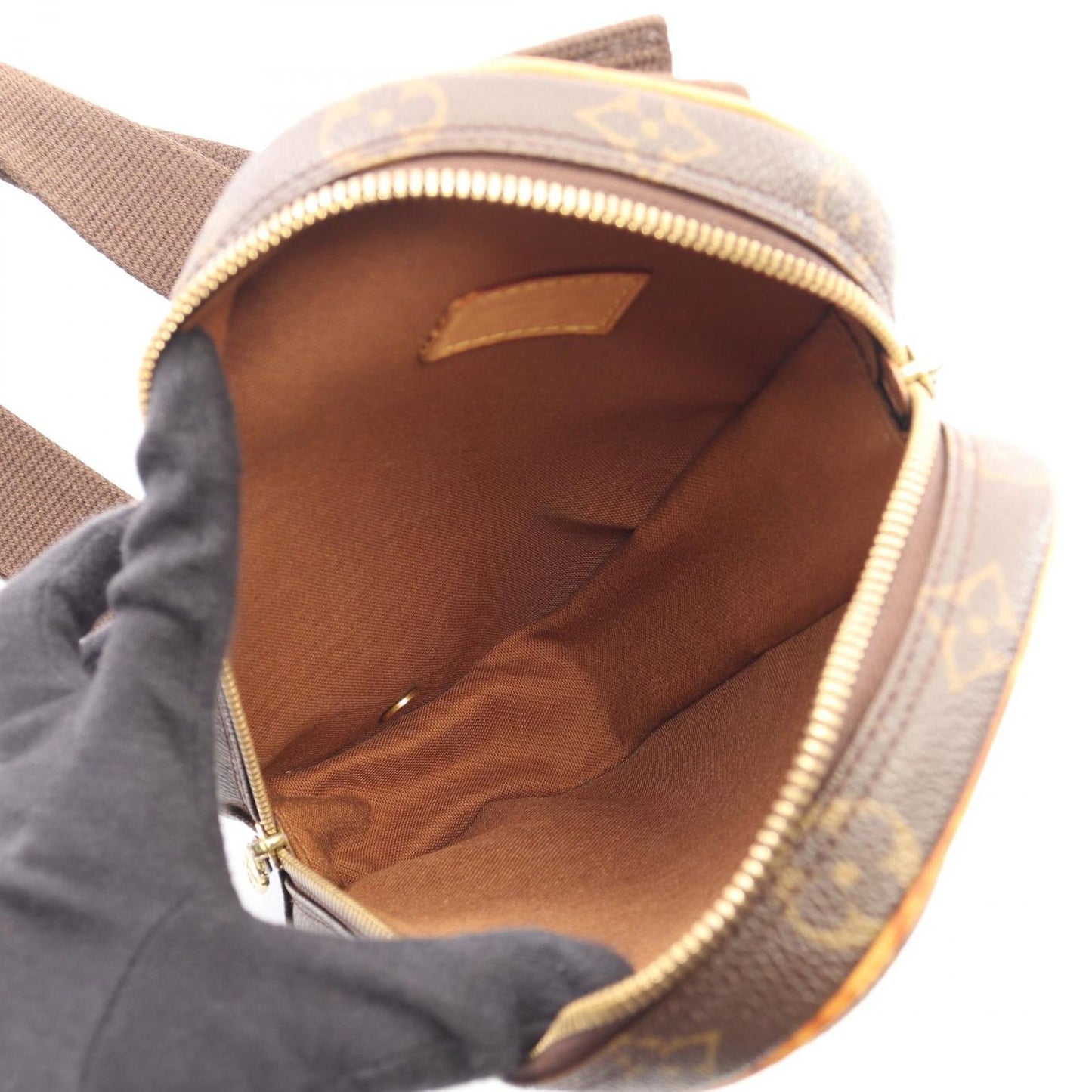 Louis Vuitton Waist Bag Pochette Gange Canvas Leather — view 3