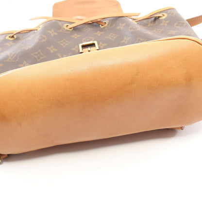 Louis Vuitton Backpack Montsouris MM Canvas Leather — view 7